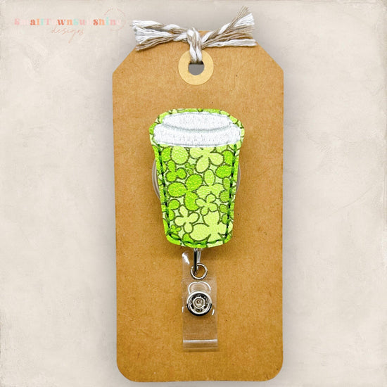 Clover Coffee Badge Topper