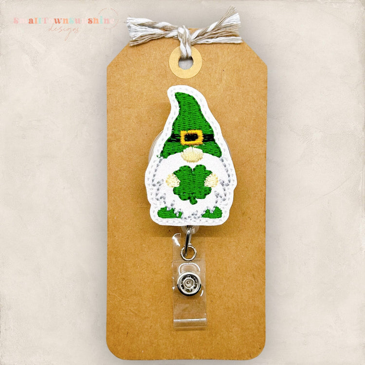 Leprechaun Gnome Badge Topper