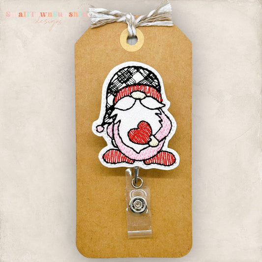 Love Gnome Badge Topper