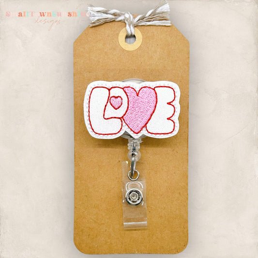 Love Badge Topper