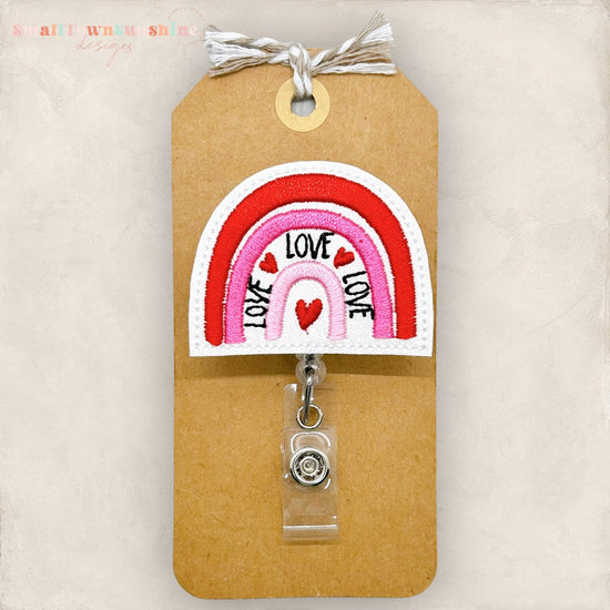 Love Rainbow Badge Topper