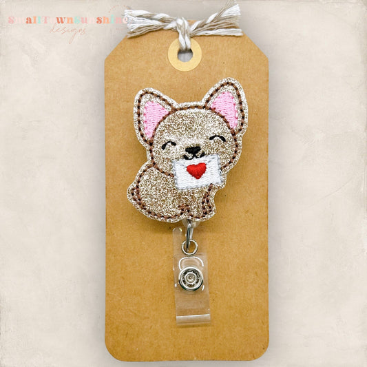 Love Letter Dog Badge Topper