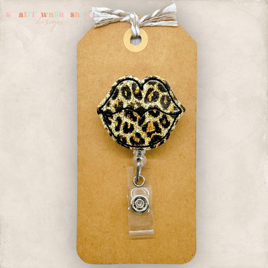Leopard Lips Badge Topper