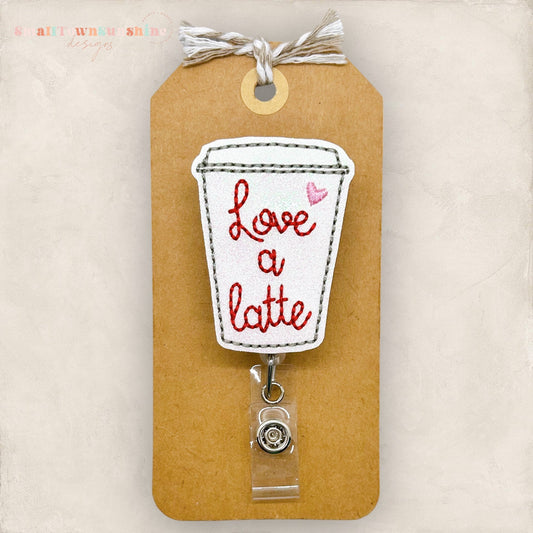 Love a Latte Badge Topper