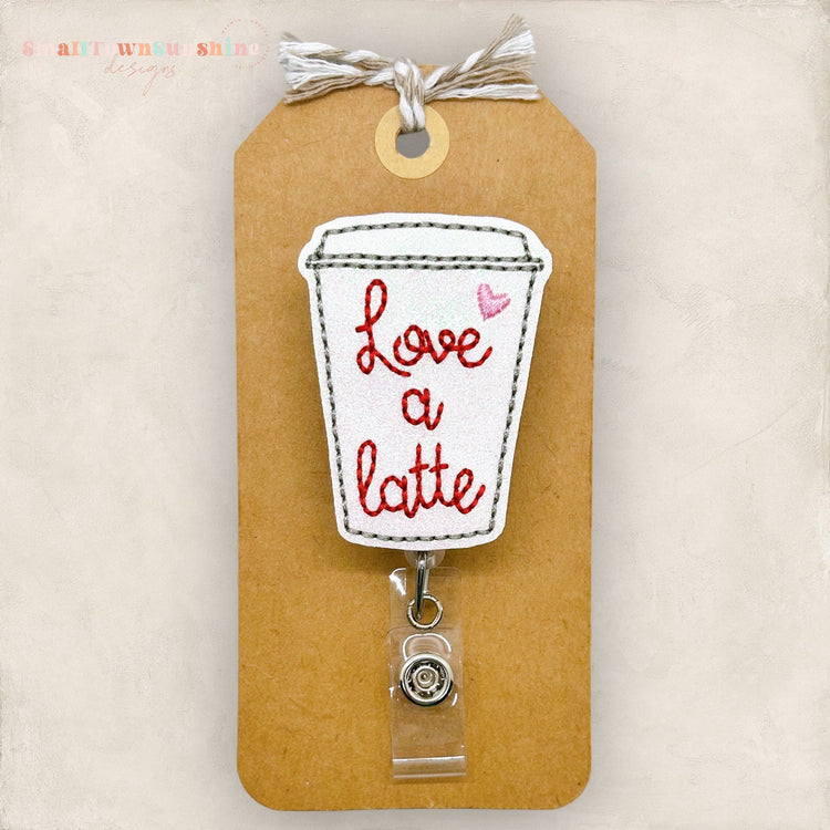 Love a Latte Badge Topper