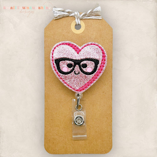 Nerdy Heart Badge Topper
