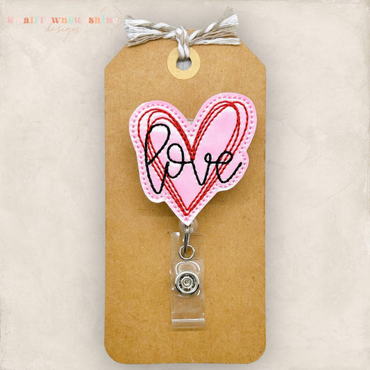 Heart Strings Badge Topper