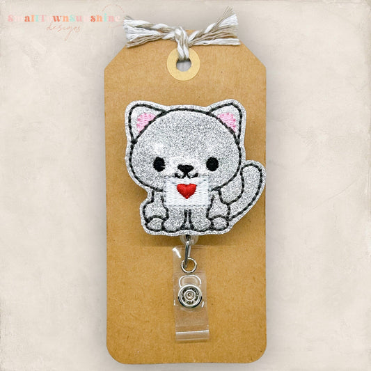 Love Letter Cat Badge Topper