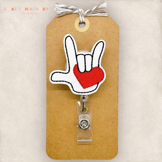 ASL Interpreter Badge Topper