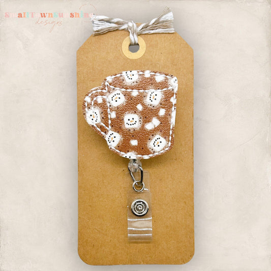Cocoa with Marshmallows Badge Topper