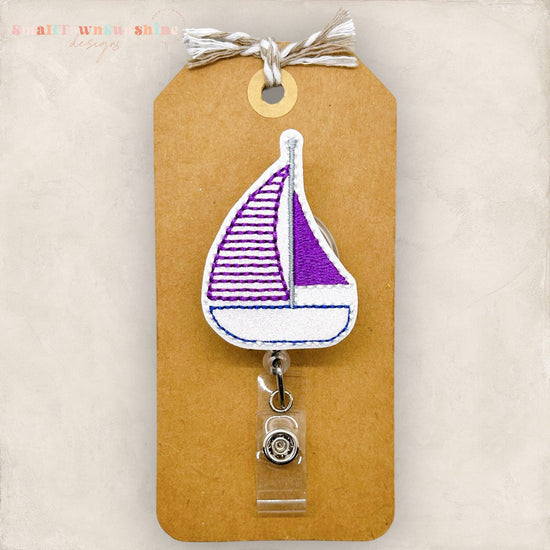 Sailboat Badge Topper