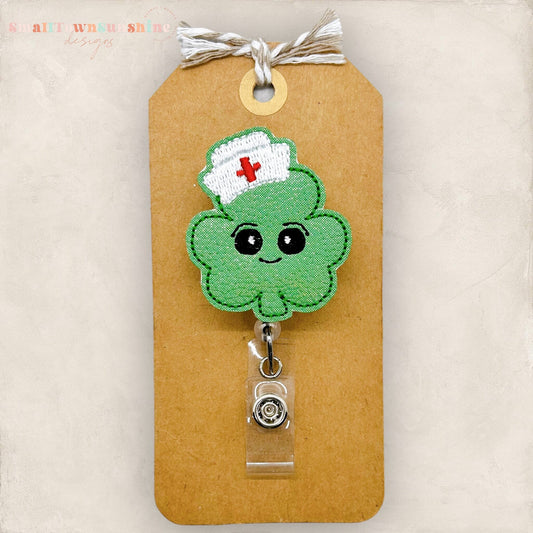 Nurse Shamrock Badge Topper