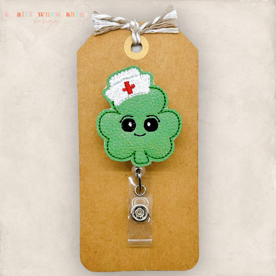 Nurse Shamrock Badge Topper