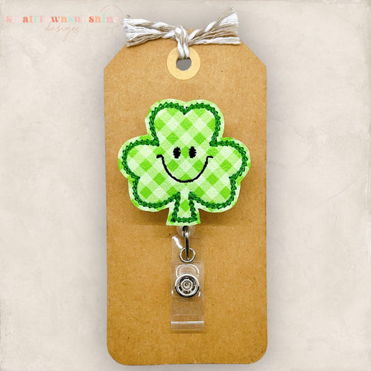 Happy Clover Badge Topper