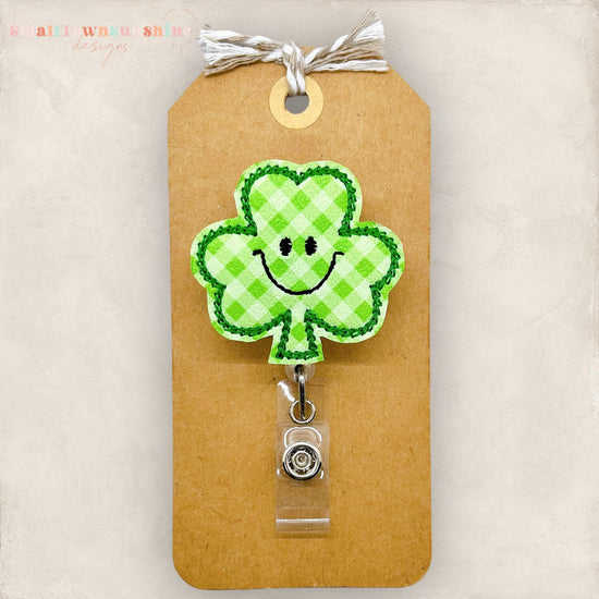 Happy Clover Badge Topper