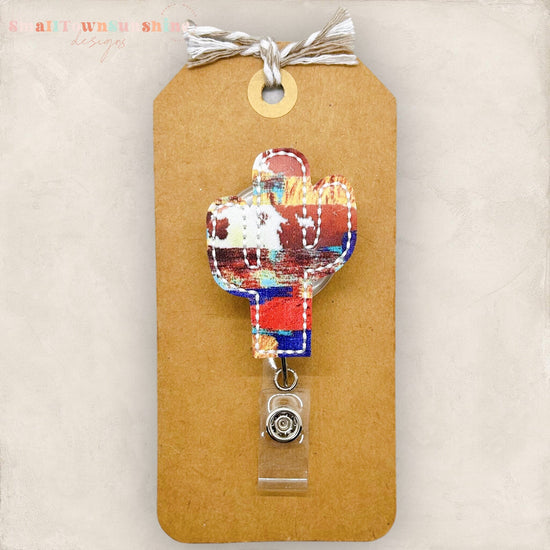 Country Cactus Badge Topper