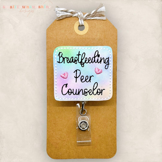 Breastfeeding Peer Counselor Badge Topper
