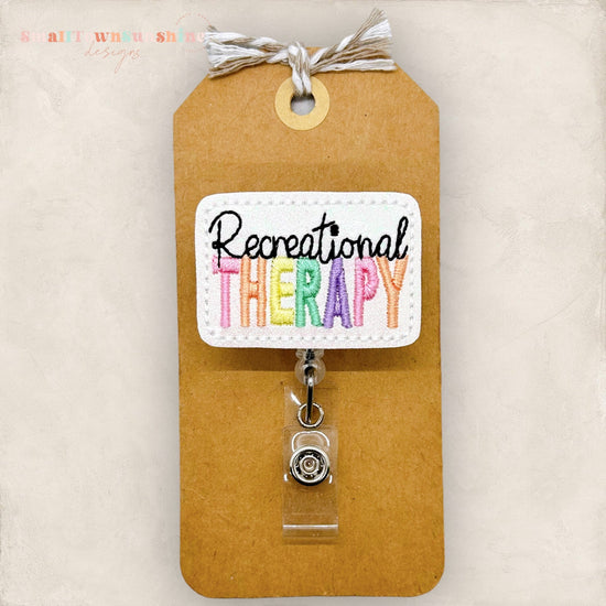 Recreational Therapy Badge Topper