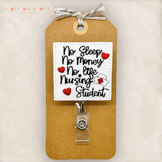 Nursing Student Life Badge Topper