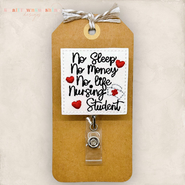 Nursing Student Life Badge Topper