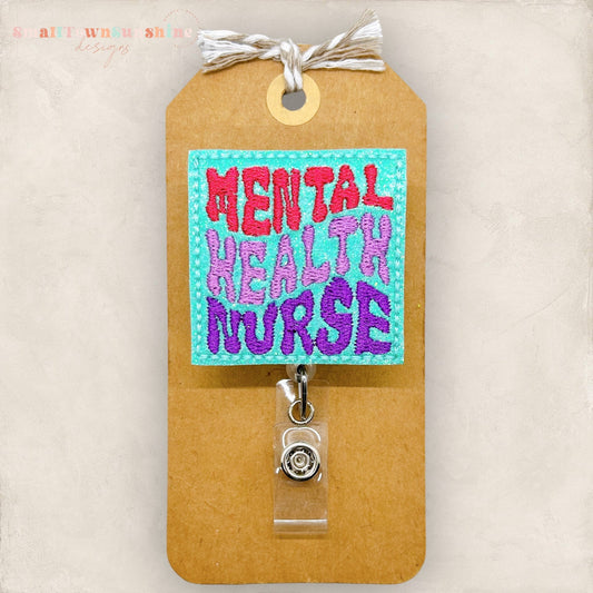 Mental Health Nurse Badge Topper