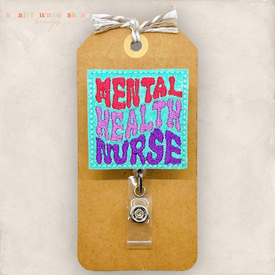 Mental Health Nurse Badge Topper