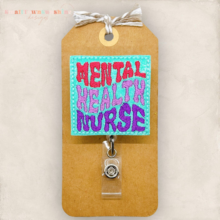 Mental Health Nurse Badge Topper