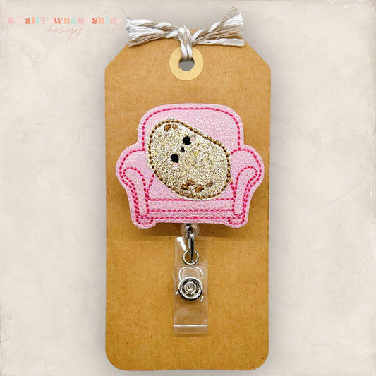 Couch Potato Badge Topper