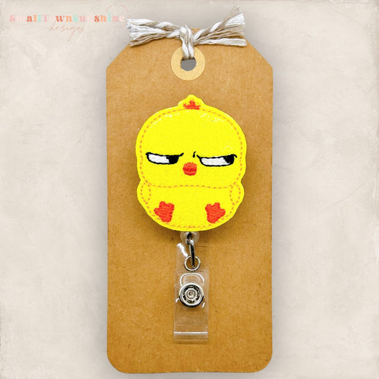 Annoyed Chick Badge Topper