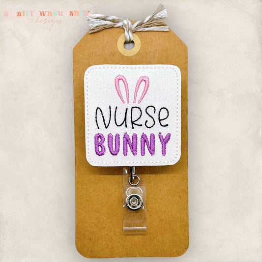 Nurse Bunny Badge Topper