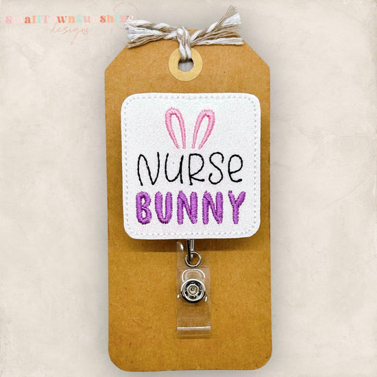 Nurse Bunny Badge Topper
