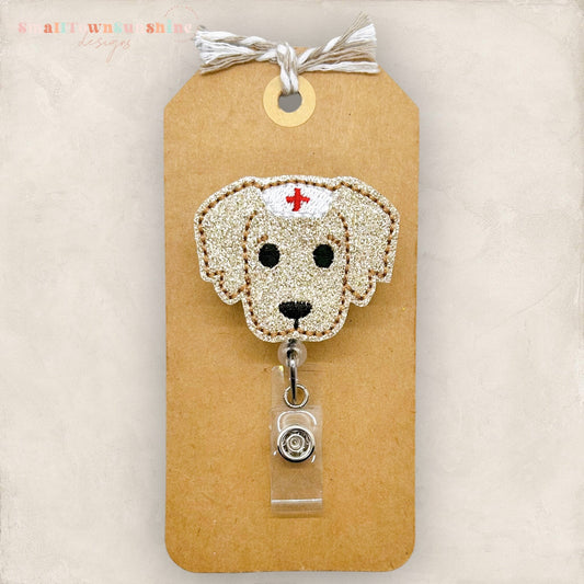 Nurse Dog Badge Topper