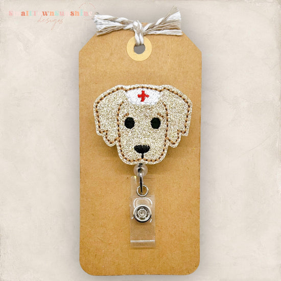 Nurse Dog Badge Topper