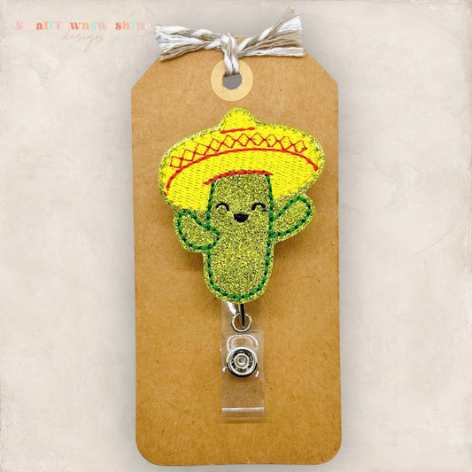 Sombrero Cactus Badge Topper