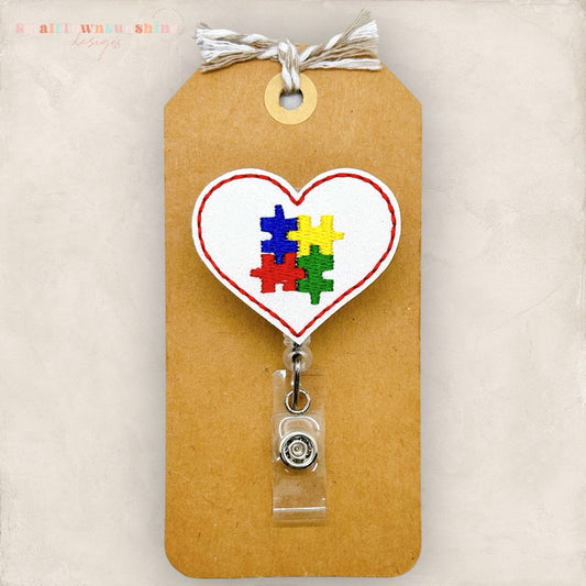 Autism Awareness Badge Topper