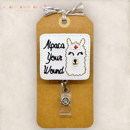 Alpaca Your Wound Badge Topper