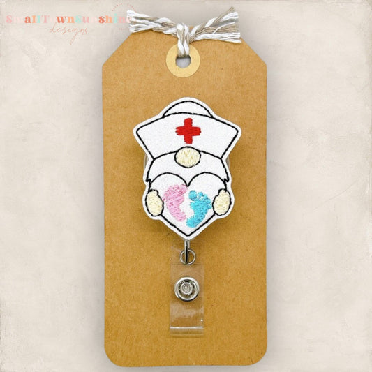 Gnome Nurse Badge Topper