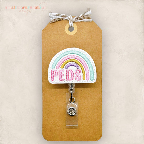 PEDS Rainbow Badge Topper