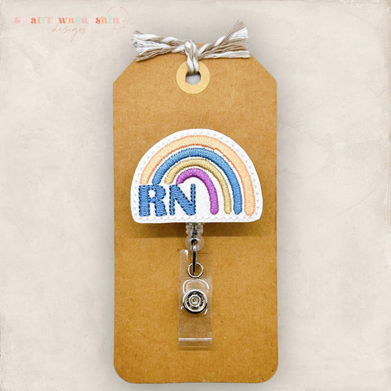 RN Rainbow Badge Topper