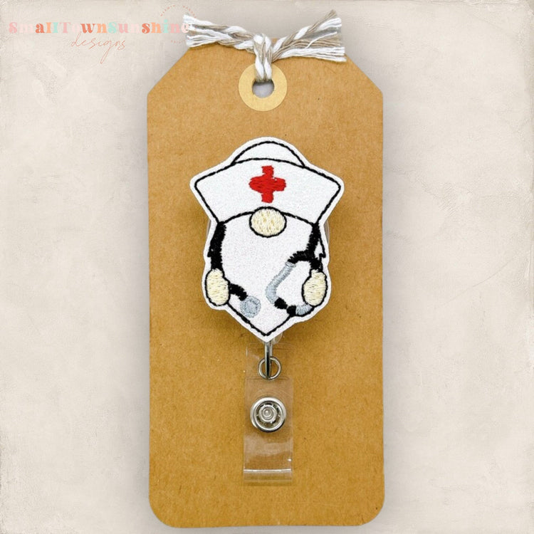 Gnome Nurse Badge Topper