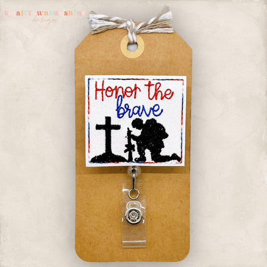 Honor the Brave Badge Topper