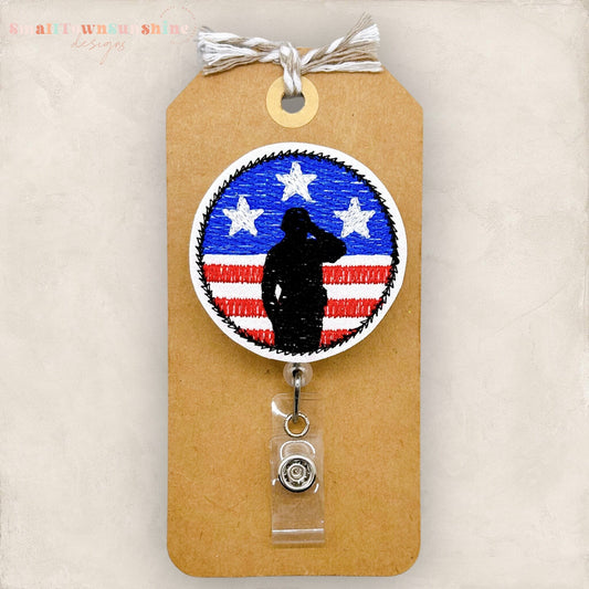 Honor our Heroes Badge Topper
