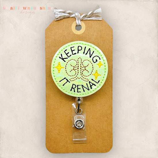 Keeping it Renal Badge Topper