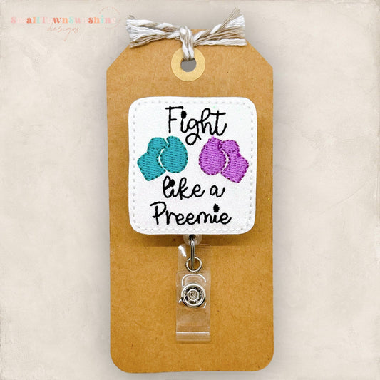 Fight Like a Preemie Badge Topper