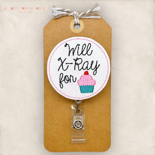 Will X-Ray for Cupcakes Badge Topper