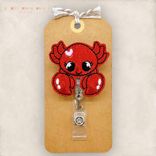 Red Crab Badge Topper