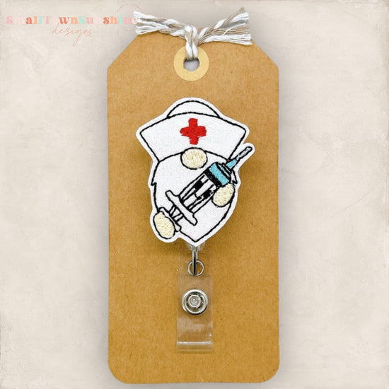 Gnome Nurse Badge Topper