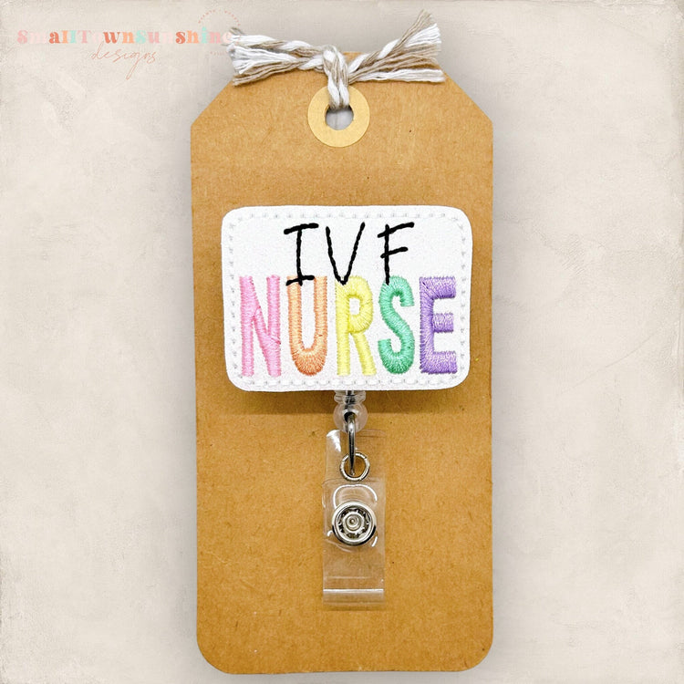 IVF Nurse Badge Topper