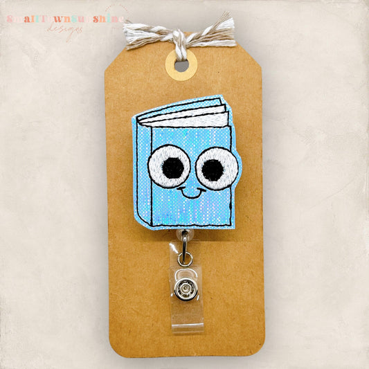 Cute Book Badge Topper