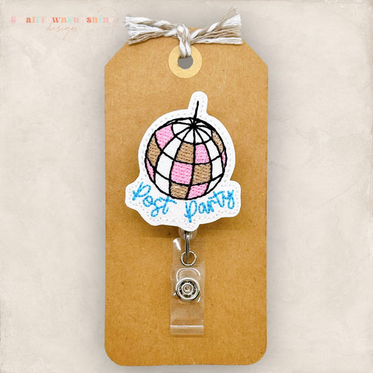 Post Party Badge Topper